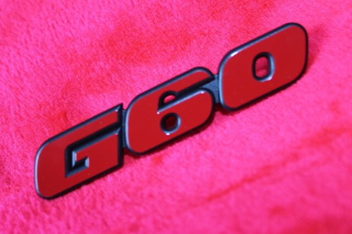 Corrado g60 emblem - emblem, vorne